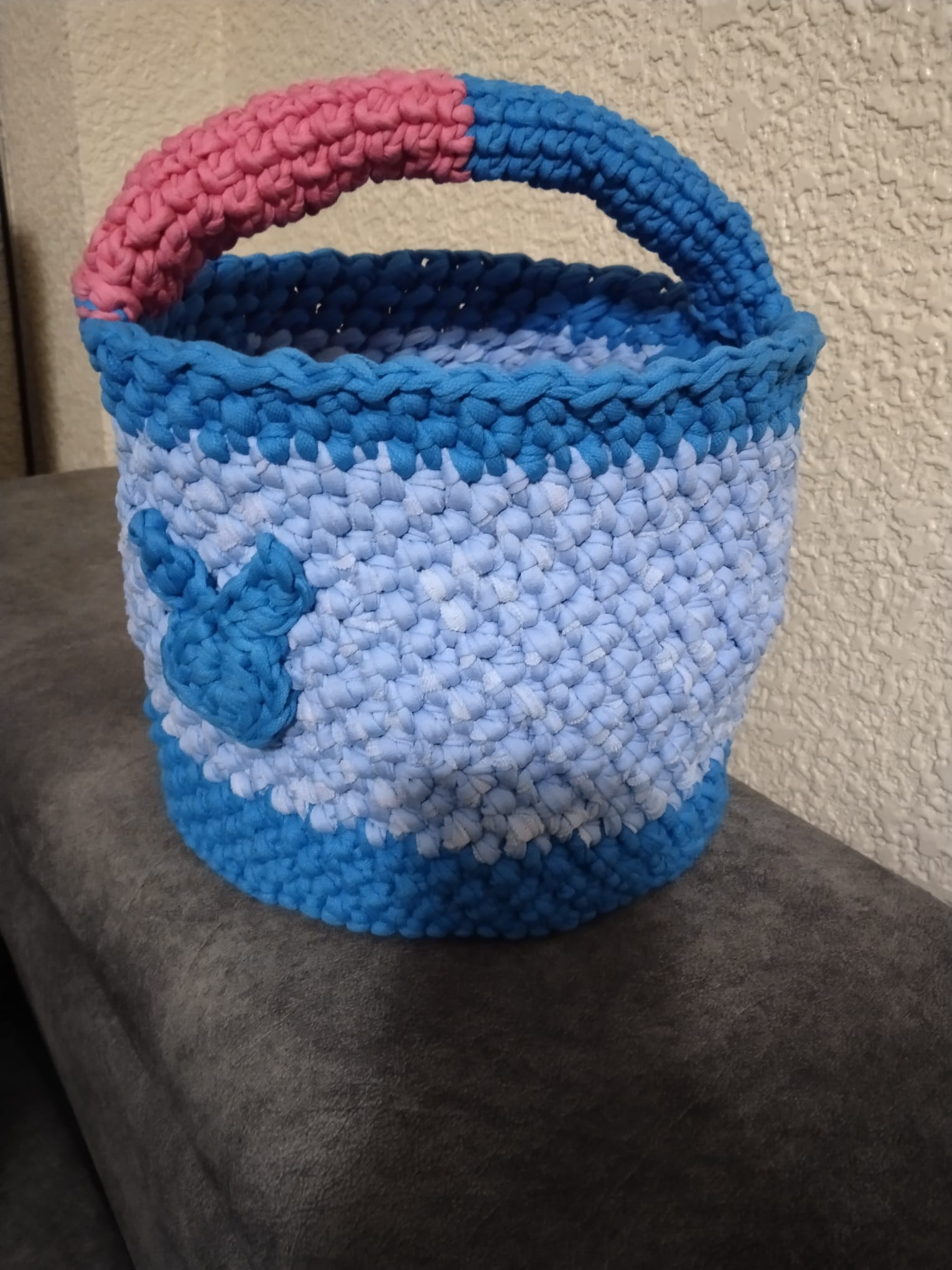 Bolso tejido artesanal beige